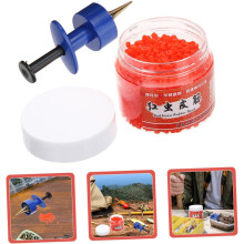 Juego de 3000 pinzas y bandas elásticas para gusanos rojos, de acero inoxidable, para cebo de pesca.