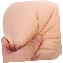 Imbottiture per reggiseno protesico, inserti in spugna, coppa solida, taglia 6, protesi mammarie triangolari protettive post-operatorie.
