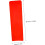 Haarverf- en highlightbord in rood voor de salon. 1