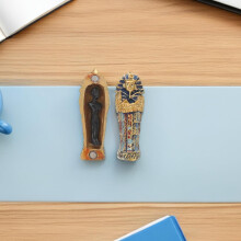 Ägyptische Mumien-Modellfigur aus Kunstharz mit authentischem ägyptischem Design, verschiedene Farben, vielseitige Dekoration