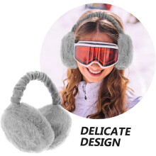 Căști de protecție pentru urechi calde pentru femei, încălzitoare elegante din blană, ușoare, pentru urechi