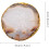 1pcs Oval Agate Coaster Gold-Plated Edge Agate Stone Coaster 2