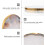 1pcs Oval Agate Coaster Gold-Plated Edge Agate Stone Coaster 8