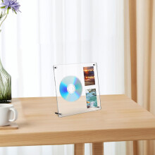 2 kleine K-Pop-Fotokartenhalter, CD-Display, Acryl-Ständer, kompaktes Design, hervorragender Schutz