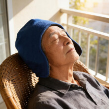 Thermal Cycling Skull Cap with Ear Covers for Cold Weather, Windproof Sleep Bonnet Beanie f