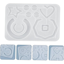 buc silicon rășină turnare matrițe DIY bijuterii DIY silicon pandantiv matrițe pentru DIY cercei bijuterii fabricarea de obiecte de artizanat