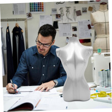 PVC Mannequin Display Model Half Body Clothes Display Mannequin Torso for Retail Store