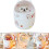 Cute Bear Pen Holder Desktop Waste Container Lid Small Plastic Garbage Can for Nightstand Table 3