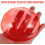 Detector Covers Plastic Red Practical Protective Alarm Cover Reduce Maintenance Costs 4