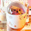 Cute Bear Pen Holder Desktop Waste Container Lid Small Plastic Garbage Can for Nightstand Table 5
