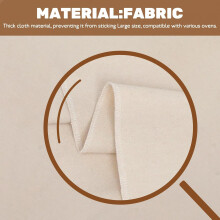 Jäsningsduk Bakning Jäst tygduk Tjockt tygmaterial Vit Enkel design Förhindrar klibbning