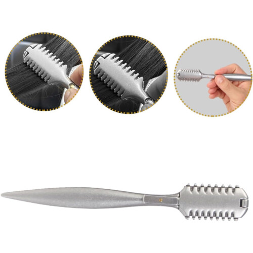 Pente de corte de cabelo duplo e corte de cabelo Barber Finishing Tool 2