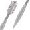 Pente de corte de cabelo duplo e corte de cabelo Barber Finishing Tool 5