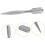 Pente de corte de cabelo duplo e corte de cabelo Barber Finishing Tool 6