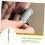 Pente de corte de cabelo duplo e corte de cabelo Barber Finishing Tool 8