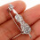 Fiol Strass Brosch Legering Instrument Nål Dammode Corsage 3