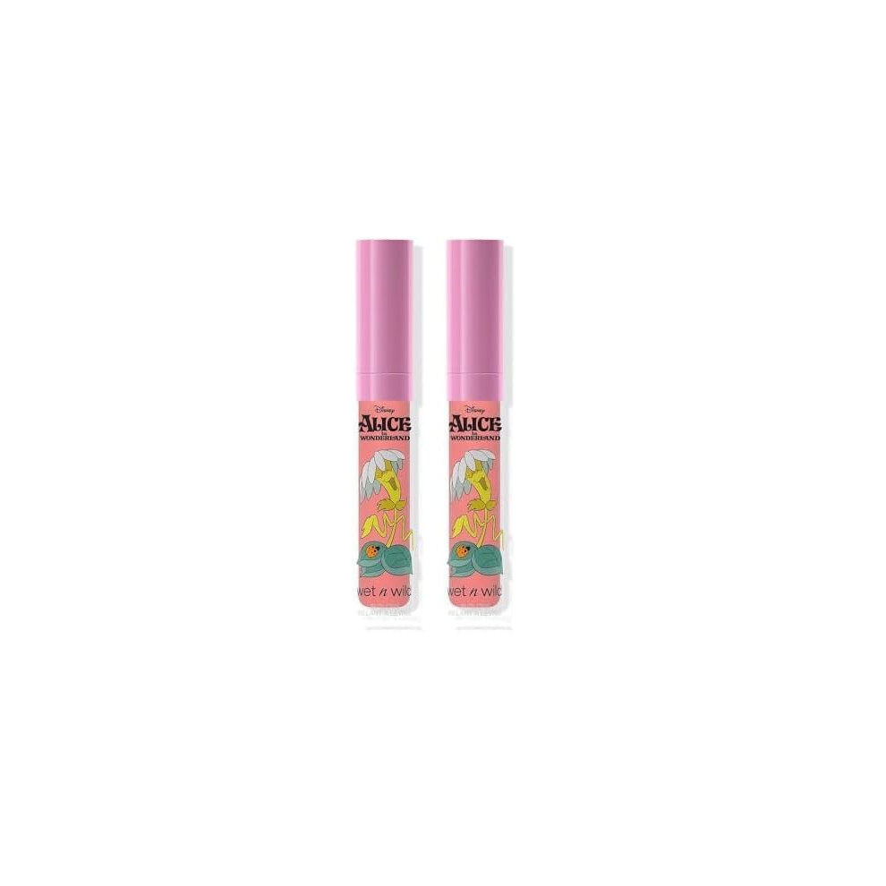 Wet N Wild Wildflower Lip Gloss Alice In Wonderland Collection (Pack Of 2)- Blush Not,Specified