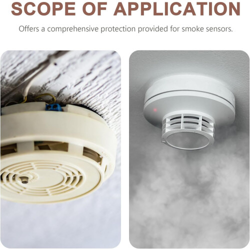 Fire Safety Detector Cover Protective Guard for Sensor, Impact-Resistant Fire Sprinkler Head Shield, Easy Installation 2