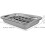 Stainless Steel Communion Tray with 24 Hole Design, Rectangular Eucharist Tray with Cover 2