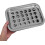 Stainless Steel Communion Tray with 24 Hole Design, Rectangular Eucharist Tray with Cover 4
