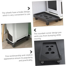 Rack móvel do caso do computador com rodas de roda de bloqueio, suporte universal do carrinho do PC e computador
