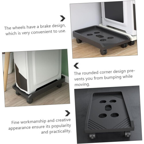 Rack móvel do caso do computador com rodas de roda de bloqueio, suporte universal do carrinho do PC e computador