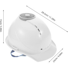 Bauhelm mit USB-Ladefunktion, integriertem Lüfter, V-förmig, multifunktional