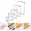 5pcs Rectangular Cookie Cutter Set Stainless Steel Rectangular Cake Molds 8
