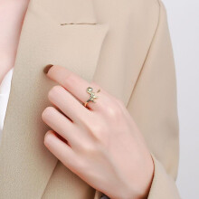 Kreativer Dinosaurier-Ring für Damen, Tierring, verstellbare Öffnung, Fingerschmuck für Mädchen