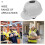 Solarbetriebener Schutzhelm mit eingebautem Ventilator, weißer Bauhelm 1