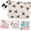 Make-up tasjes, draagbare organizer, elegant polyester, compact ontwerp, strikvorm 7
