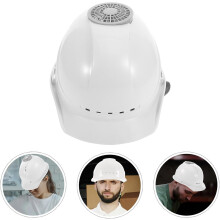 Construction Hard Hat USB Charging Safety Helmet with Built-in Cooling Fan V-Shaped Multifunctional