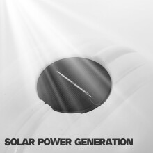 Kask ochronny zasilany energią słoneczną z wbudowanym wentylatorem, biały kask budowlany