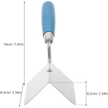 1pcs inside Corner Trowel Stainless Steel Drywall Finishing Tool