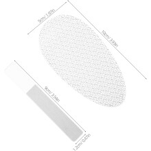 2pcs nano pé arquivo duplo lado Pumice vidro Callous remover ferramenta
