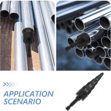 Set de burghie 5 în 1 pentru expansoare de țevi HVAC, pentru țevi de cupru 6-19 mm, instrument de presare pentru aer condiționat