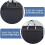 File Folder Organizer Tote Bag Canvas Multi-Layer Zippered Document Carrier with Handle 1