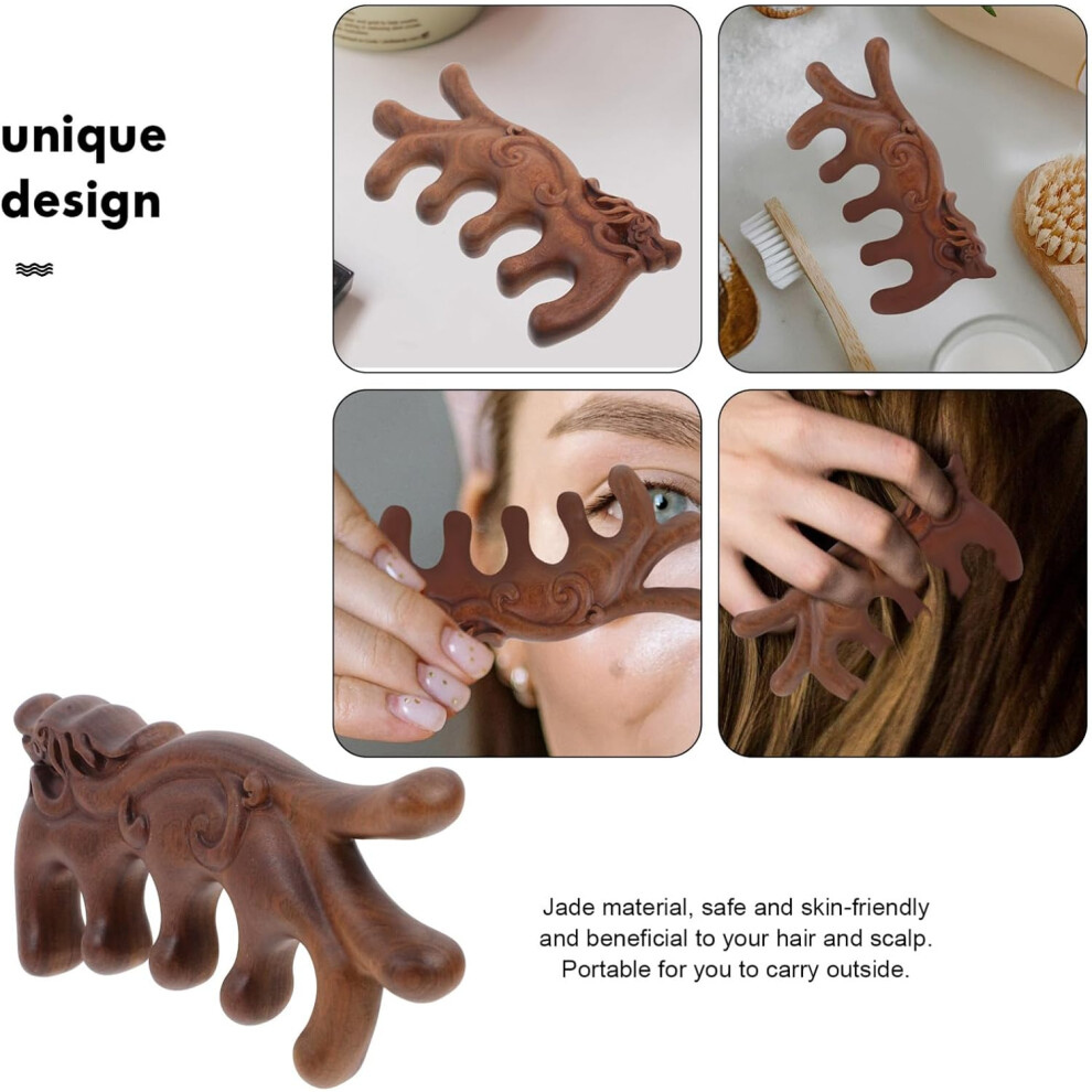 Hkhbjs Dragon Head Comb Wooden Massage Comb For Scalp Massage Body Acupoint Massager Tool