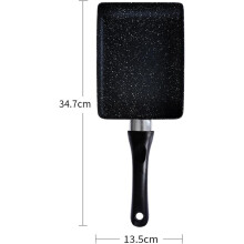 Non-stick matlagningspanna pannkaksbakningspanna aluminium multifunktionell frukostpanna