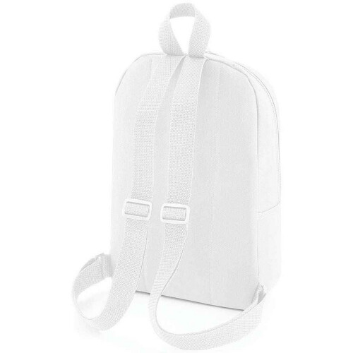BagBase (One Size, White) Bagbase Essential Fashion Mini Backpack