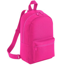 (One Size, Fuchsia) Bagbase Essential Fashion Mini Backpack