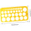 Circle Measuring Ruler and Curve Template Plastic Drafting Tool for Architecture Drawing 2