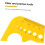 Circle Measuring Ruler and Curve Template Plastic Drafting Tool for Architecture Drawing 3