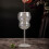 Glass Goblet with Colorful Dots Pattern 250ml Stemmed Wine Cup for Bar and Daily Use 5