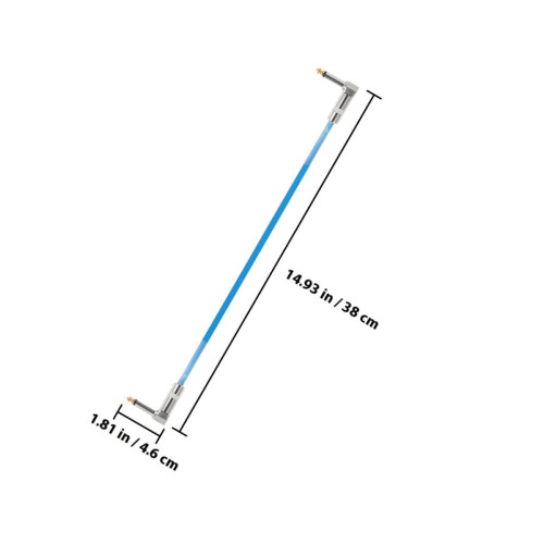30 cm langes Gitarren-Patchkabel (6,35 mm) mit PVC-Kupfer-Material 1