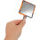 Vintage Handheld Makeup Mirror Rounded Square Handle Portable Travel Mirror 4