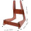 Portable Wooden Guitar Stand Stable Performance Floor Rack 2