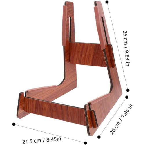 Portable Wooden Guitar Stand Stable Performance Floor Rack 1