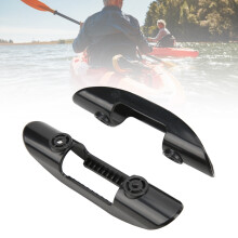2x Kayak Paddle Holder Clip Black ABS