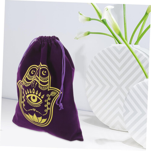 Velvet Drawstring Pouch for Jewelry Storage Small Decorative Bag Drawstring Closure